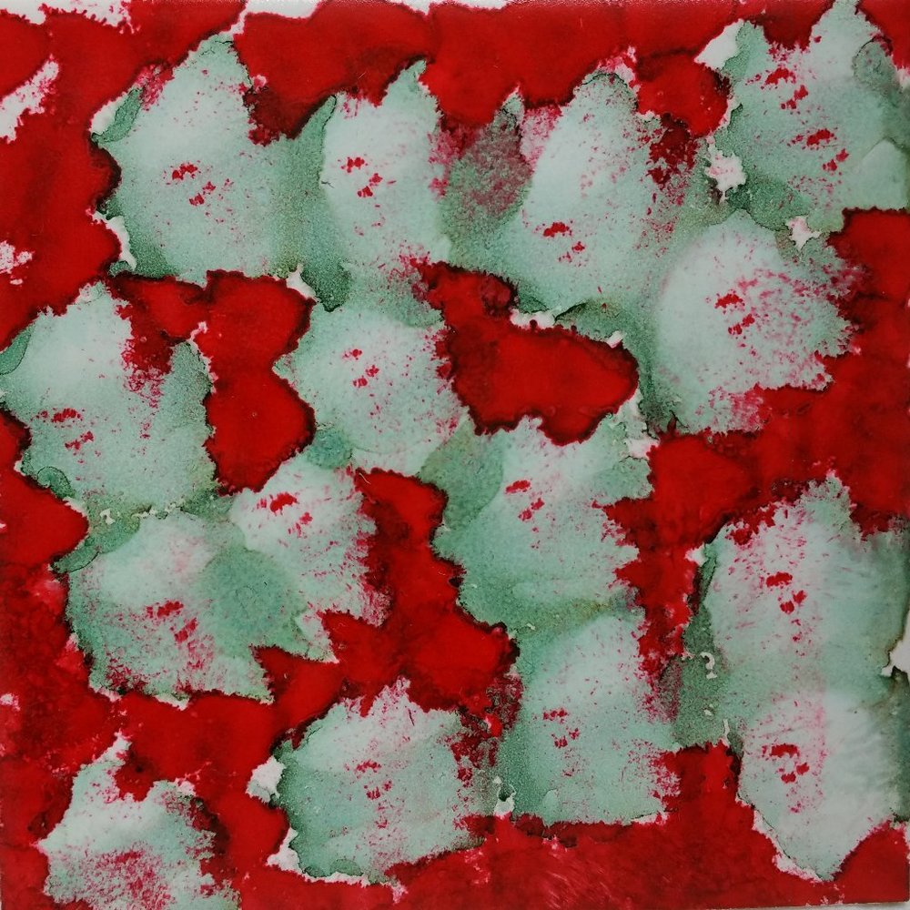 NWT 4 Coasters + Trivet Set 5 Handmade Jewels of the Style OOAK Gift (Christmas)